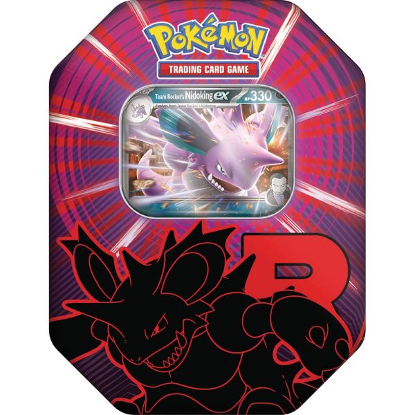 Pokémon TCG Scarlet & Violet Destined Rivals Team Rocket ex Tin Nidoking
