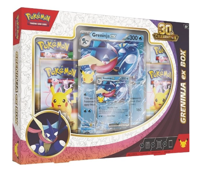 Pokémon TCG 30th Celebration Greninja ex Box